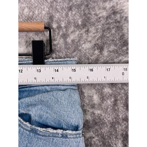 Abercrombie & Fitch Jeans 29 / 8 Womens 90s Straight High Rise Cross Button - Picture 3 of 7